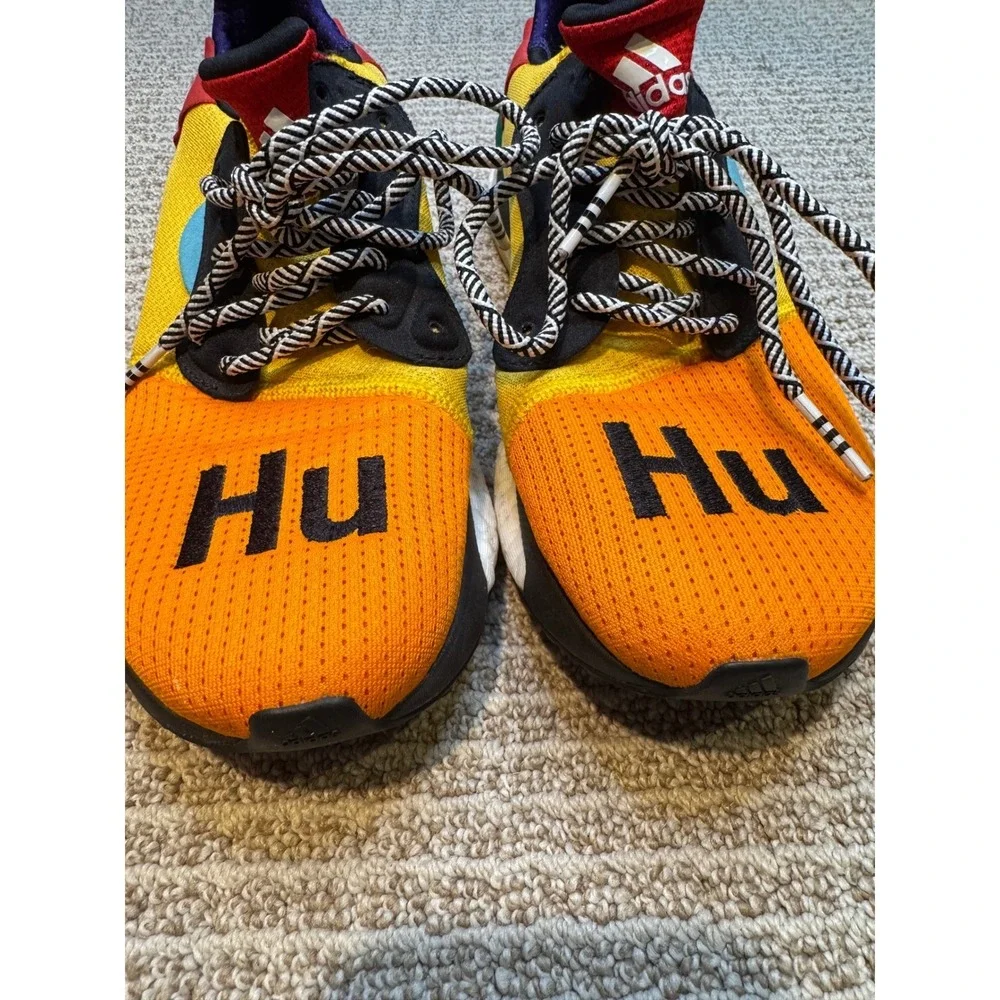 Adidas Pharrell Williams Human Race‎ Solar Hu Glide Boost Yellow Orange Men